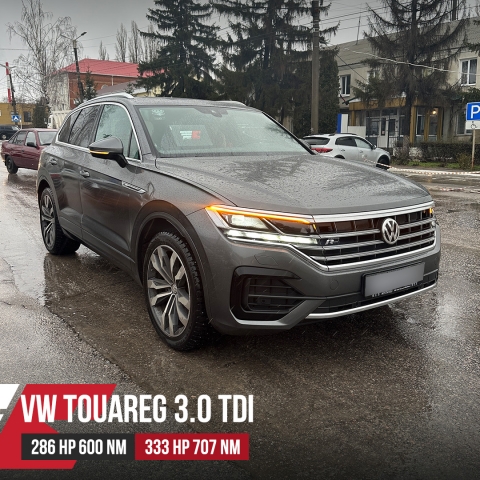 Чип тюнинг VW Touareg 286hp DENA